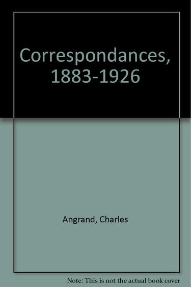 Correspondances : 1883-1926