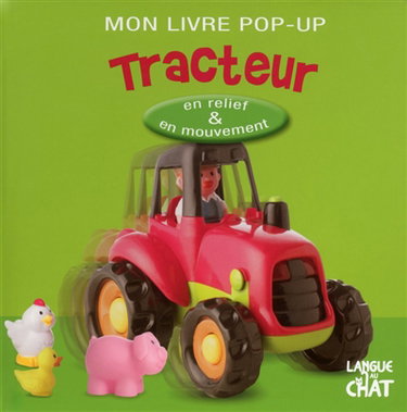 Couverture de Mon livre pop-up : tracteur par Collectif
