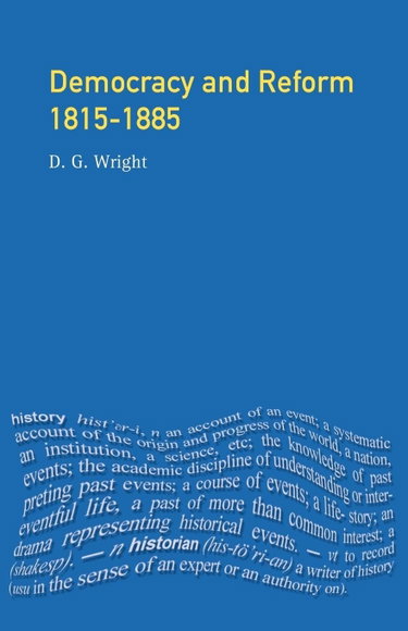 Couverture de Democracy and Reform 1815 - 1885