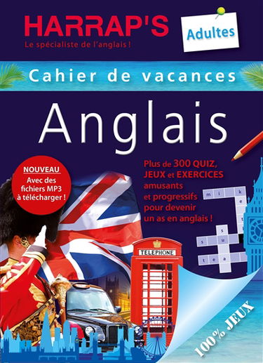 Cahier de vacances anglais : adultes