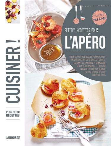 Petites recettes pour l'apéro : plus de 90 recettes, avec des pas à pas