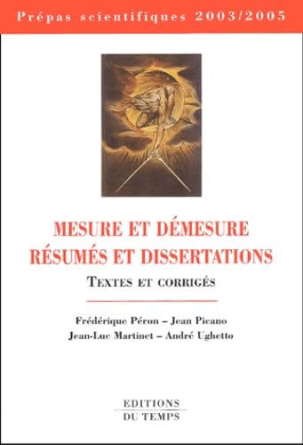 Mesure et démesure : dissertation et résumé