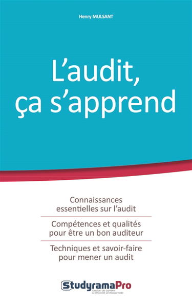 L'audit, ça s'apprend