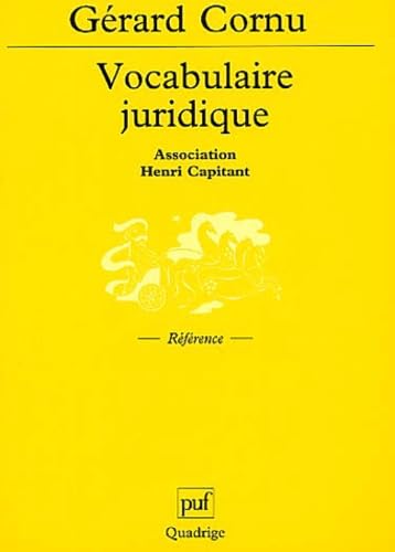 Vocabulaire juridique