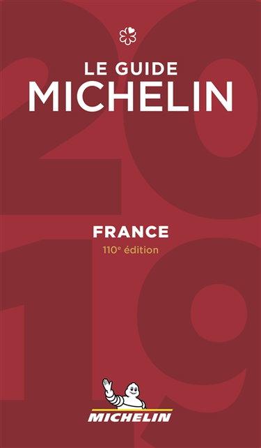Couverture de France, le guide Michelin 2019 par Manufacture française des pneumatiques Michelin