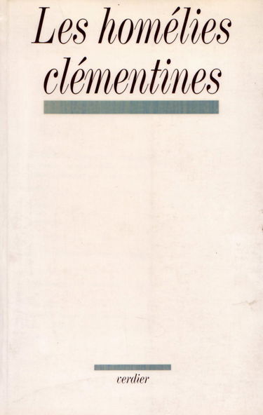 Les homélies clémentines
