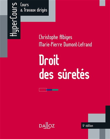 Couverture de Droit des sûretés