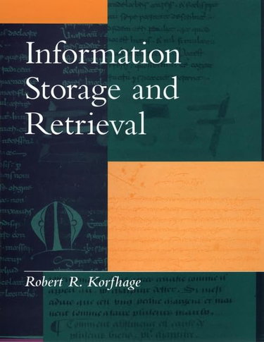 Couverture de Information Storage and Retrieval