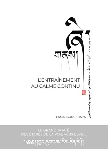 Couverture de L'entraînement au calme continu: Le grand traité des étapes de la voie vers l'éveil