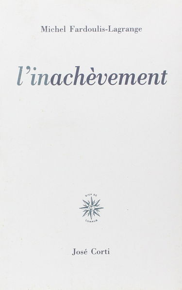 L'Inachèvement