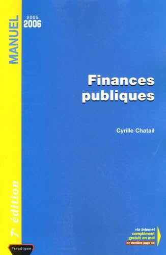 Finances publiques: Edition 2005-2006