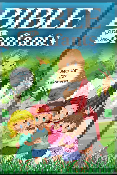 Histoires de la bible pour enfants: Récits bibliques illustrés et racontés pour les enfants de plus de 7 ans avec des versets de la bible, idéal pour ... baptême, communion, noël, Pâques. Format A5.,