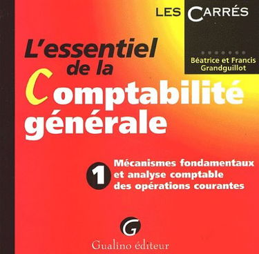 L'Essentiel De La Comptabilite Generale. Tome 1, Mecanismes Fondamentaux Et Analyse Comptable Des Operations Courantes