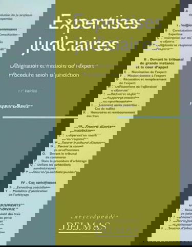 Expertises Judiciaires. Designation Et Missions De L'Expert, Procedure Selon La Juridiction, 11eme Edition
