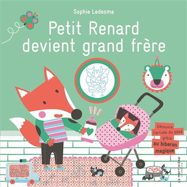 Couverture de Petit Renard devient grand frère par Sophie Ledesma
