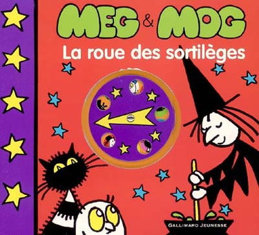 Couverture de Meg et Mog. Vol. 2005. La roue des sortilèges