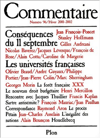 Couverture de Commentaire, n° 96 par Collectif