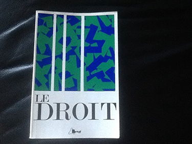 Le Droit : cycle préparatoire au haut enseignement commercial