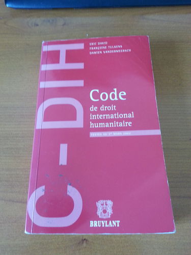 Code de Droit international humanitaire
