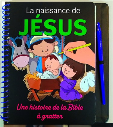 La naissance de Jésus : une histoire de la Bible à gratter