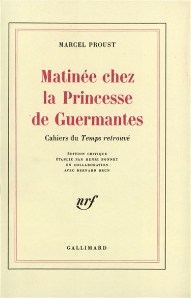Matinée chez la princesse de Guermantes