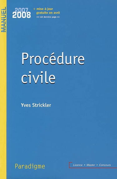 Procédure civile 2007-2008
