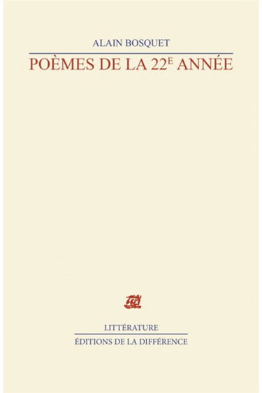 Poèmes de la vingt-deuxième année