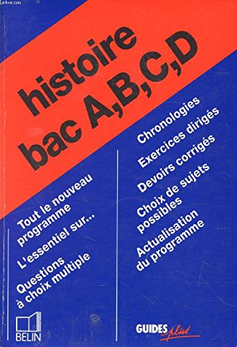 Histoire bac A, B, C, D