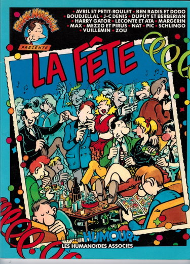 Couverture de Frank margerin présente, n° 2 : La fête