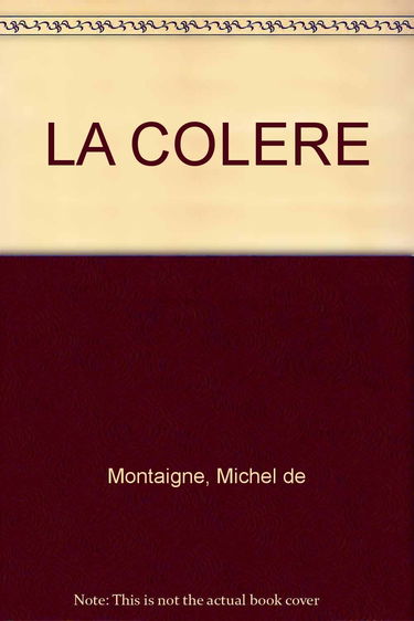 De la colère