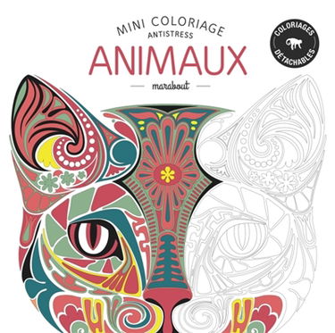 Animaux : mini coloriage antistress