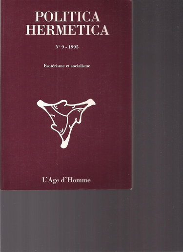 Politica hermetica, n° 9. Esotérisme et socialisme