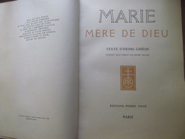 Marie mere de Dieu.