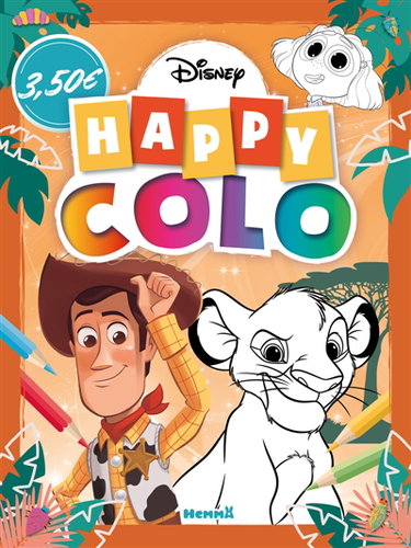 Disney : Happy colo (Woody et Simba)