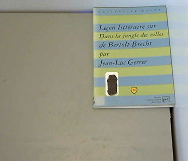 Leçon littéraire sur Dans la jungle des villes