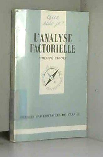 L'analyse factorielle : analyse en composantes principales et analyse des correspondances