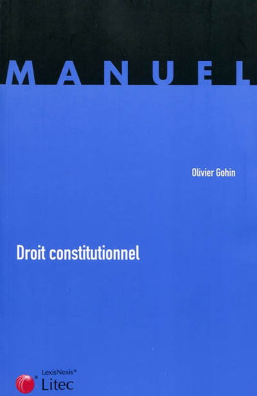 Manuel de droit constitutionnel