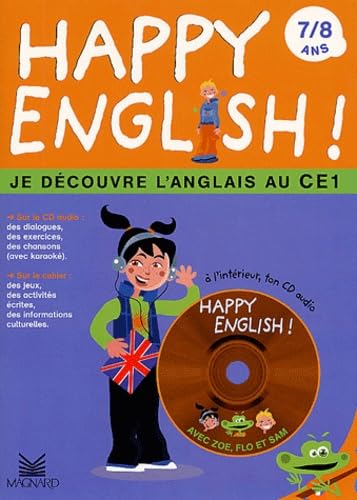 Happy english ! 7/8 ans.: Je découvre l'anglais au CE1, avec CD audio