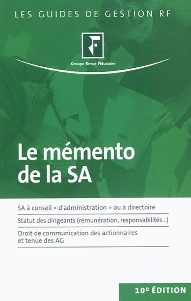 Le mémento de la SA