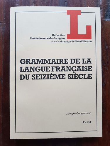 Grammaire de la langue française du 16e siècle
