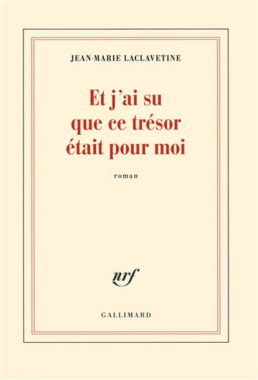 Et j'ai su que ce trésor était pour moi