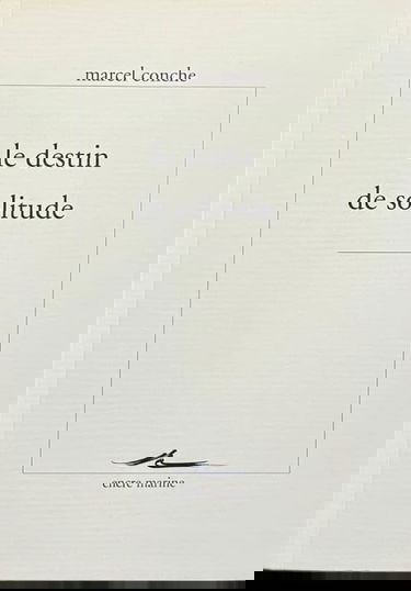 Le destin de solitude
