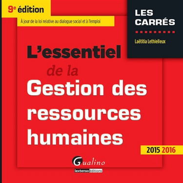 L'essentiel de la gestion des ressources humaines : 2015-2016