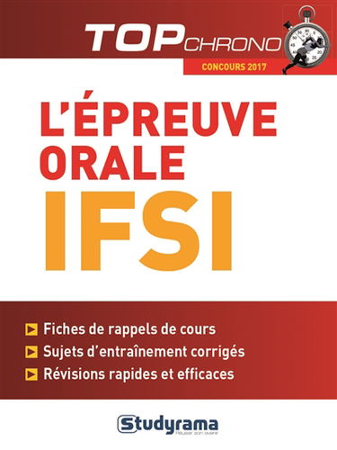 L'épreuve orale IFSI : concours 2017