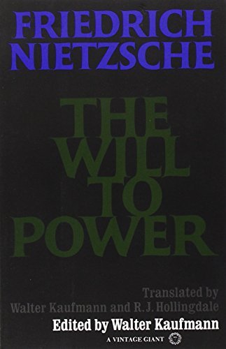 Couverture de The Will to Power by Friedrich Nietzsche (1968-08-12)