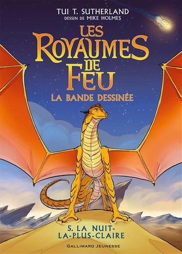 Couverture de Les royaumes de feu : la bande dessinée. Vol. 5. La nuit-la-plus-claire