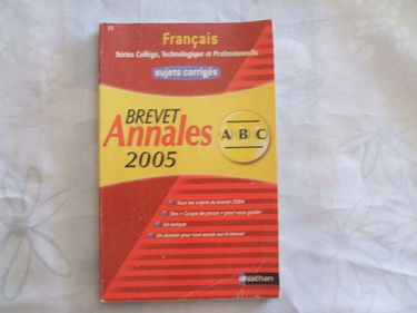Français 3e, séries collège, technologique et professionnelle, brevet 2005 : les sujets corrigés