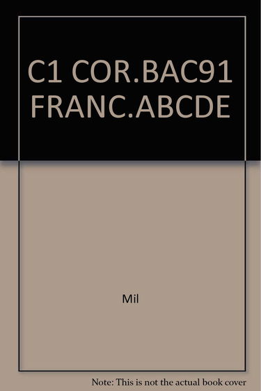 C1 Cor.Bac91 Franc.Abcde