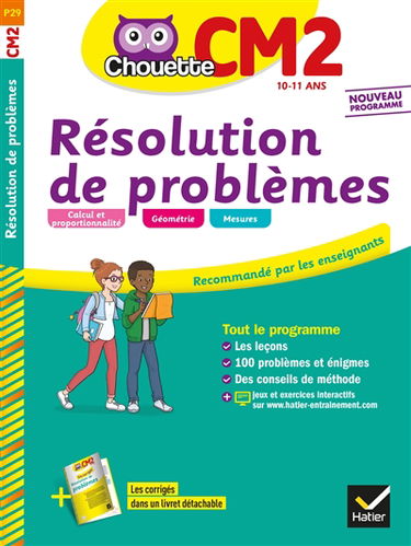 Résolution de problèmes CM2, 10-11 ans : nouveau programme