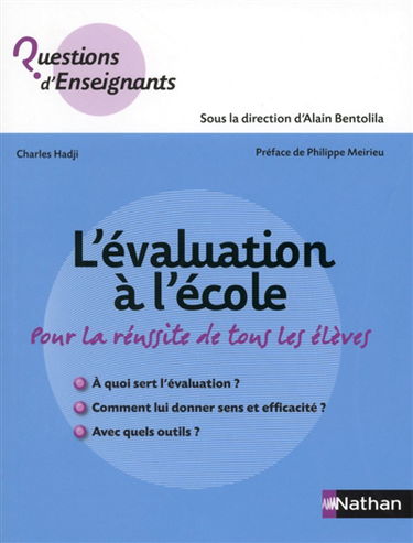 L'évaluation à l'école : pour la réussite de tous les élèves